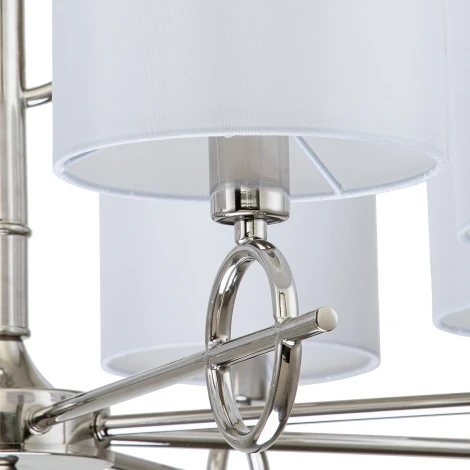 Подвесная люстра Moraine 10167/8PL E14*40W Nickel (220V, на цепи)