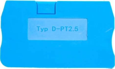 Торцевая заглушка для ЗНИ (синий) Stekker 49266