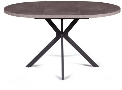 Стол Top Concept круглый Vegas раздвижной (100+40) камень темный