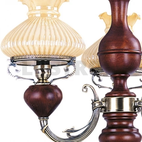 Подвесная люстра N-Light 835 835-03-02 красное дерево+бронза