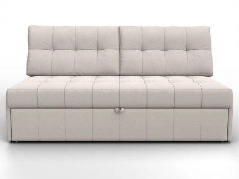 Диван прямой Лига-107 (160) (ЛДСП,Брус,Фанера,Замша/Бежевый) Лига Диванов 134940