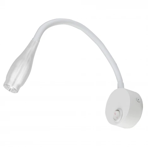 Спот Uniel ULT-F22-3W/4000K IP20 WHITE (LED, 220V, выключатель, для чтения)