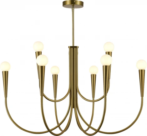 Потолочная люстра на штанге ST Luce Dutchess SL1243.303.09 Латунь E14 9*60W