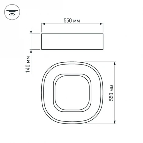 Потолочный светильник Arlight SP-TOR 022145