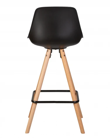 Набор 2 шт стул полубарный DOBRIN RONNI (ножки светлый бук, черный (B-03))