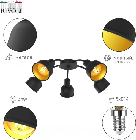 Потолочная люстра Rivoli Jessica 7050-735
