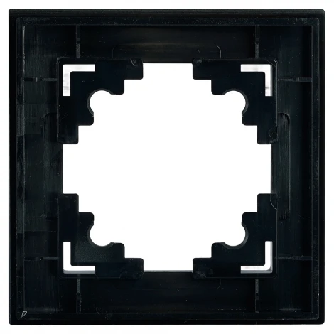 Рамка на 1 пост (черный) Stekker Катрин 50012