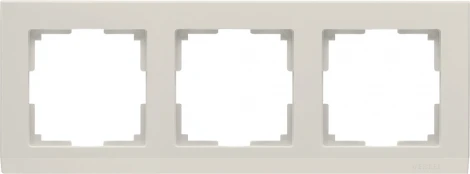 Рамка на 3 поста Stark (слоновая кость) Werkel W0031803 (a050910)
