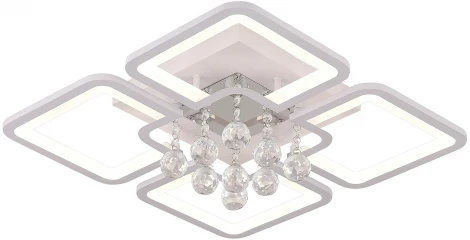 Потолочная люстра Natali Kovaltseva Cascade LED LAMPS 81157 (регулировка яркости, 220V, подвески, пульт управления)