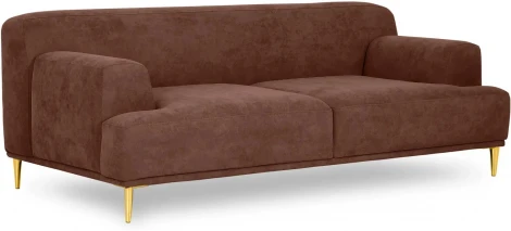 Диван Portofino 2-х местный ОГОГО (арт.604091), (Рогожка/Коричневый)