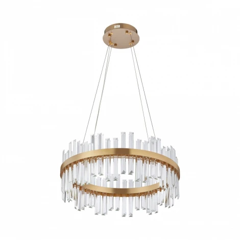 Подвесная люстра Arte Milano Venezia 312033/D600 BS (регулировка яркости, LED, 220V, хрусталь, пульт управления, на тросе, круглые)