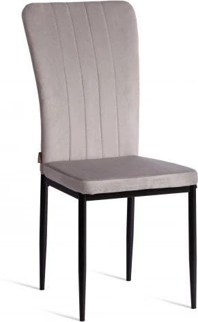 Стул VERTER (mod. BC577-DC) / 1 шт. в упаковке Tetchair (Металл,Флок/Светло-серый,Черный) арт. 24384