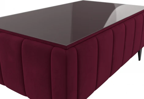Стол Лига-045 (Бордовый/Микровельвет) Лига Диванов арт.122345