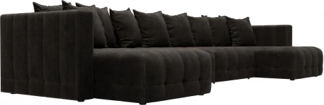 Диван П-образный Лига-052 НПБ Лонг Лига Диванов (Велюр) арт.128856