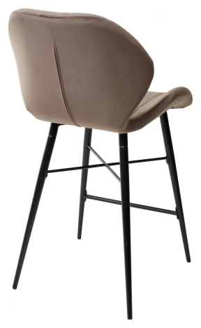 Полубарный стул M-City MARCEL BLUVEL-38 LATTE (H=65cm), велюр
