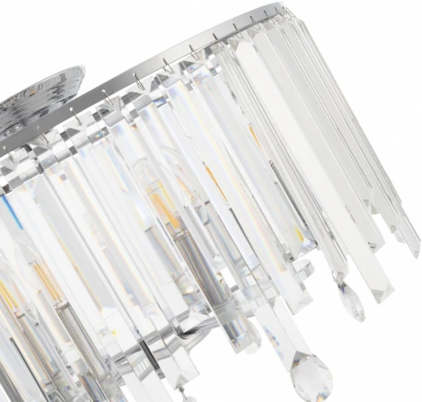 Потолочная люстра хрустальная на штанге Arte Milano Sorrento-2509 372509/5/400 CR (220V)