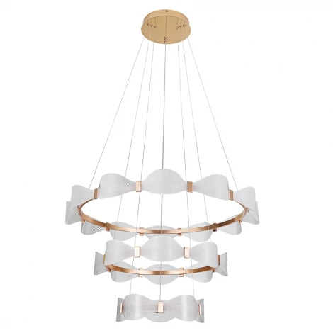 Подвесная люстра ярусная Arte Lamp Grace A1868SP-3PB (LED, 220V, на тросе)