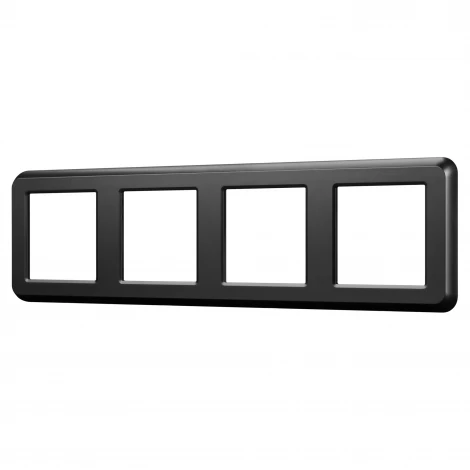 Рамка пластиковая FRM-VERSA-PL-4-BK (Arlight) 045188