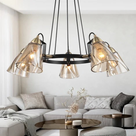 Потолочная люстра на штанге Rivoli Cathy 5106-305 (220V)