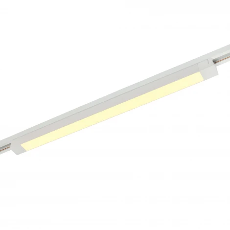 Трековый однофазный светодиодный светильник 30W 220V MyFar Лайнс MT0110-30W3K-W