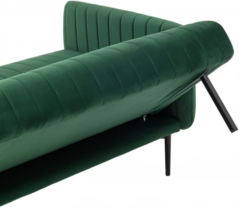 Диван прямой Stool Group Дрезден велюр зелёный УТ000035922