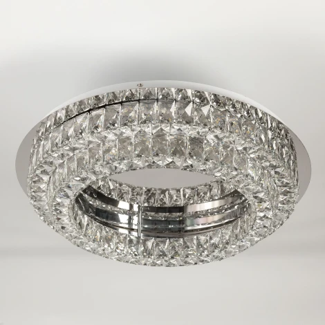 Потолочная люстра Eletto Olimpia EL330C80.1 (LED, 220V, хрусталь, пульт управления, круглые)