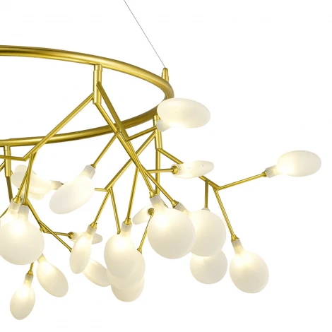 Подвесная люстра Natali Kovaltseva Grace 75128/8C GOLD SATIN