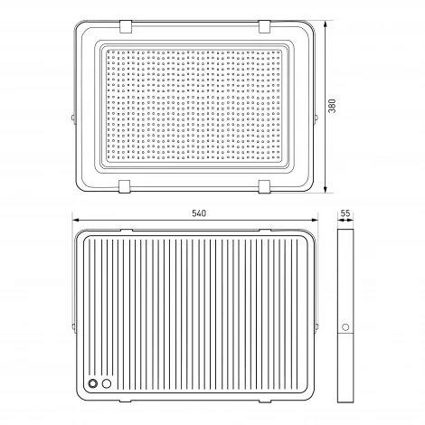 Прожектор уличный светодиодный ЭРА LPR-02 LPR-023-0-65K-500