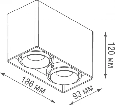 Накладной светильник Donolux Lumme DL18611/02WW-SQ White (220V)