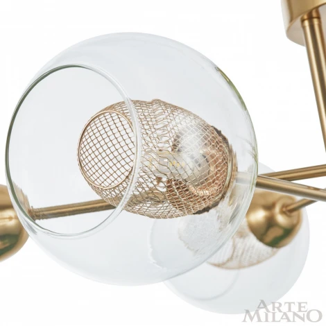 Потолочная люстра на штанге Arte Milano 272880/4 GD (220V, шарики)