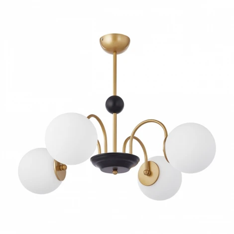 Потолочная люстра на штанге Arte Milano Napoli 312066/D700/4 BS/BK (220V, шарики)