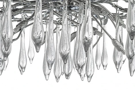 Потолочная люстра хрустальная на штанге Dio D`arte Tavenna Nickel Tavenna H 1.3.100.108 N (220V)