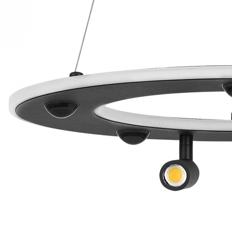 Подвесной светильник светодиодный со спотами Lightstar Dive 740447