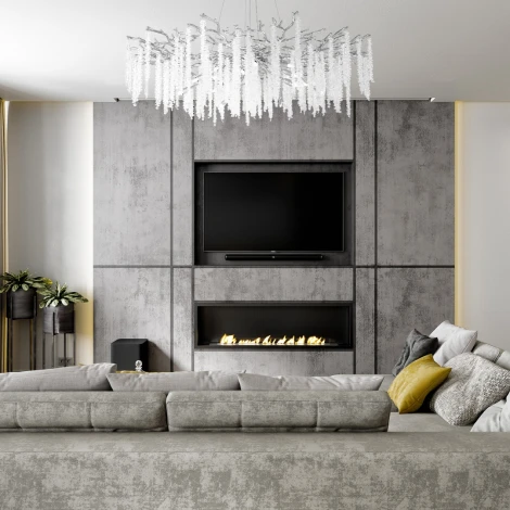 Подвесная люстра хрустальная Arte Milano Milano-1 23110.1200.18.G9.A CR (220V, на тросе)