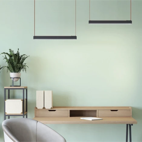 Трековый светильник 48V Denkirs Belty Linear DK5577-BK (LED)