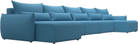 Диван п-образный Лига-051 НПБ МегаЛонг Лига Диванов (Рогожка) арт.128675