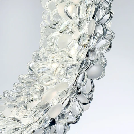 Подвесной светильник светодиодный хрустальный с регулировкой цветовой температуры и яркости Modelux MODESTYLE MS.5005.300 CR