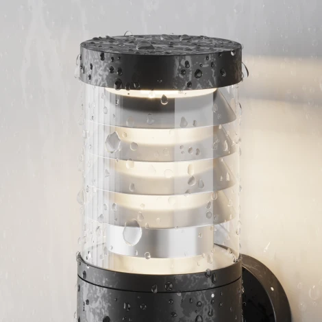 Настенный уличный светильник Maytoni Spir O439WL-L12GF3K (LED, 220V, круглые, IP54)