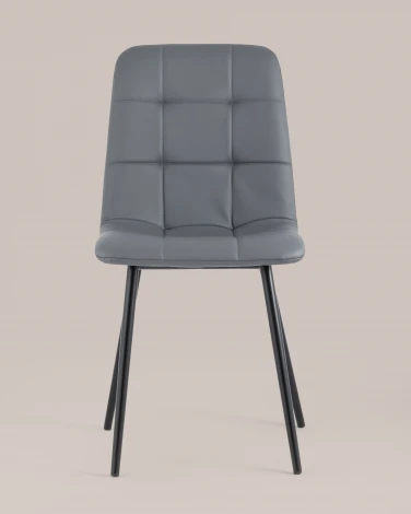 Стул Stool Group Oliver экокожа серый 2 шт. арт.УТ000036573