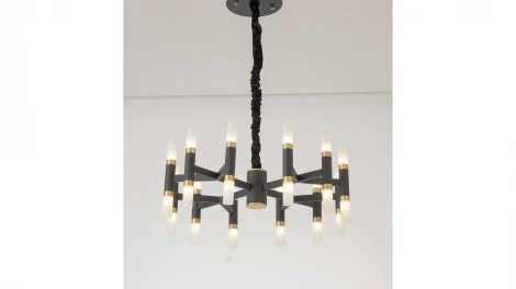 Подвесной светильник Lumina Deco Richmond  LDP 6035-24 BK+GD