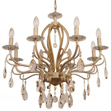 Подвесная люстра Abrasax Petra 3004/8P (220V, на цепи, свеча)