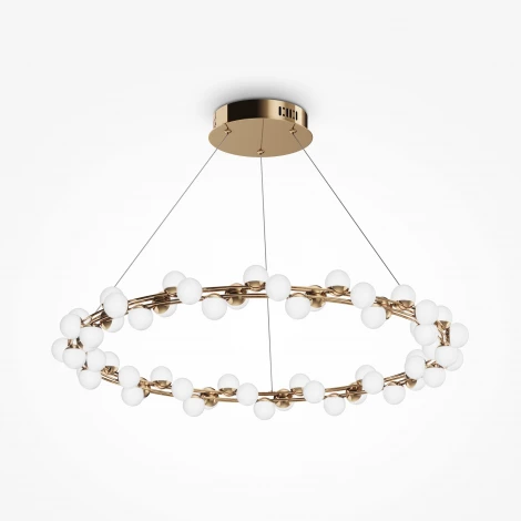 Подвесной светильник Maytoni Tessara MOD081PL-L60G3K (LED, 220V, на тросе, шарики, бусы)