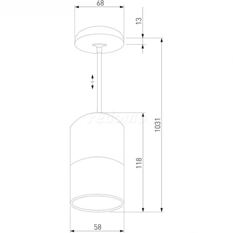 Подвесной светильник Eurosvet Mini Topper 50146/1 хром/белый