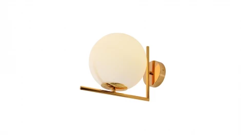 Бра Lumina Deco Sorento LDW 1215-1 WT+GD (220V, шар)