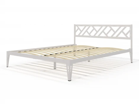 Кровать КМД 47 АЙРИС 1400, белый Форвард 102366