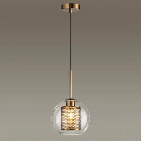 Подвесной светильник Odeon Light Clocky 4939/1 (220V, на проводе, шар)