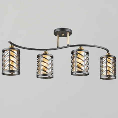 Потолочная люстра на штанге Reluce 05943-0.3-04 BK+COP (220V)