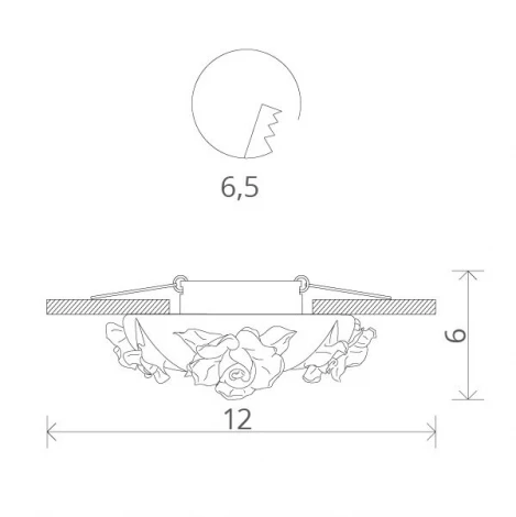Встраиваемый точечный светильник Arte Lamp Selection A5260PL-1SA