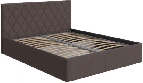 PROxSON Кровать Fresco с бельевым ящиком (Ткань: Рогожка Тетра Брауни) 180x200