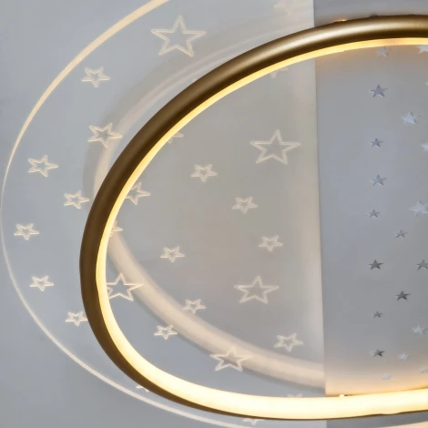 Потолочный светильник светодиодный с пультом с регулировкой цветовой температуры LED4U LED4U L1036-480 GD